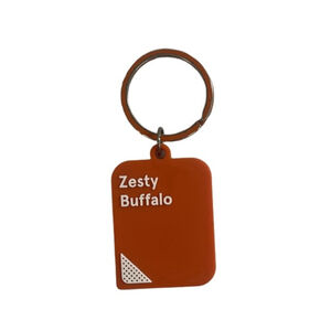 🆕NWT Chick Fil A Zesty Buffalo LIMITED EDITION rubber keychain
